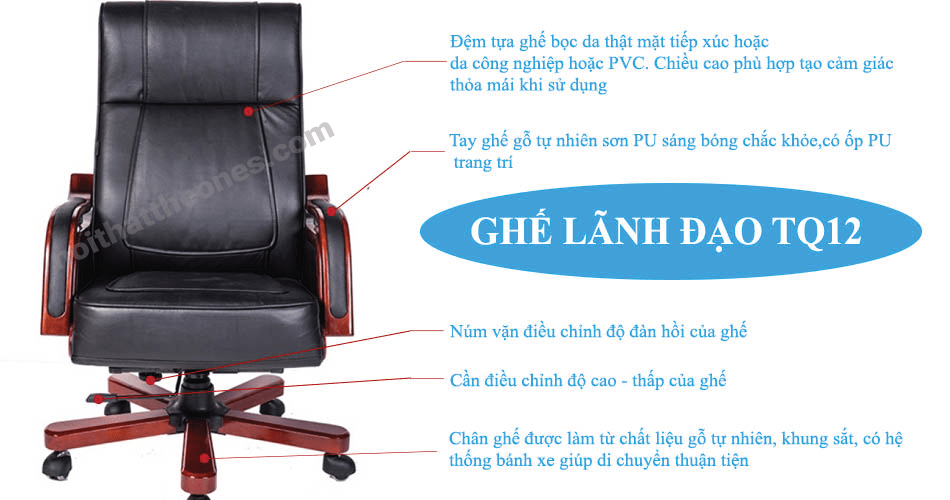 Tính năng nổi bật ghế giám đốc TQ12