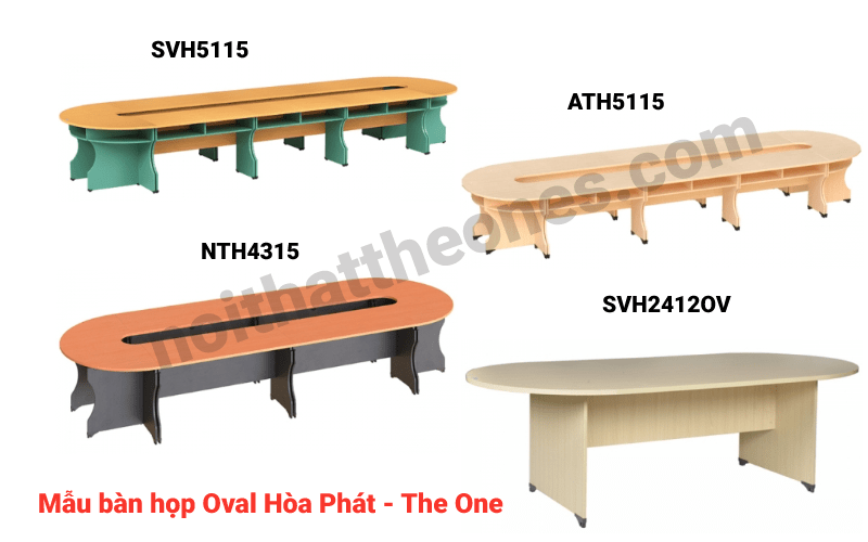 Bàn họp Oval với thiết kế phá các gây ấn tượng mạnh