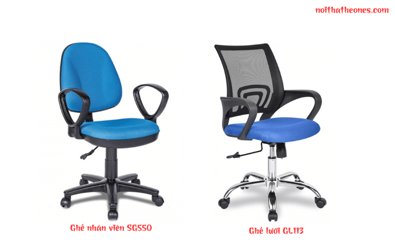 SG550 - GL113: Hai mẫu ghế nhân viên được ưa chuộng