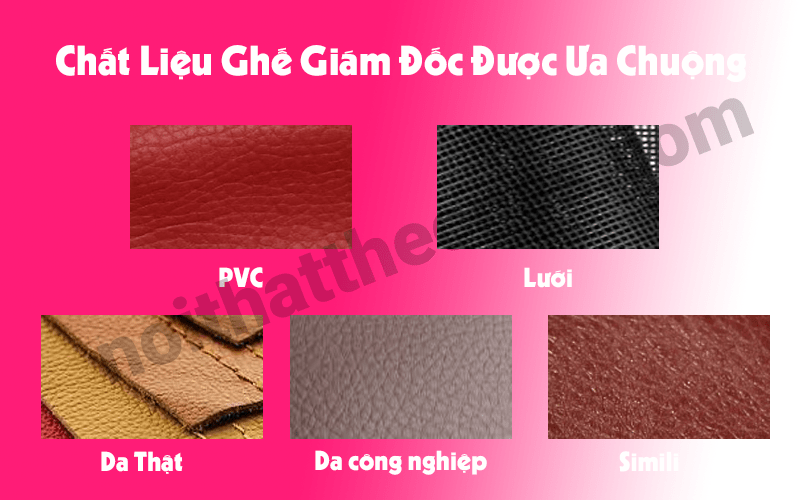 Chất liệu ghế giám đốc