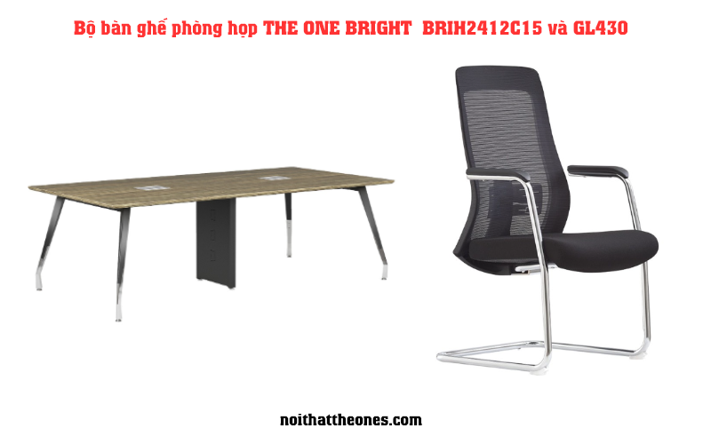 Bàn ghế phòng họp The One BRIGHT BRIH2412C15 + GL403