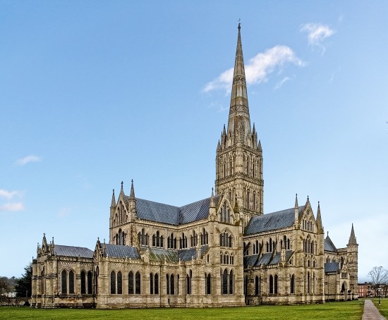 nhà thờ salisbury phong cách gothic