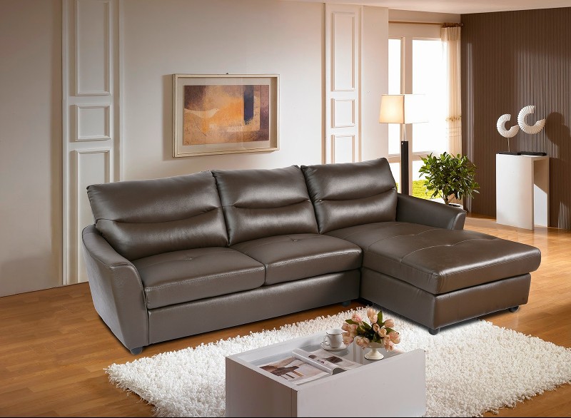 sofa góc bọc da SF66A