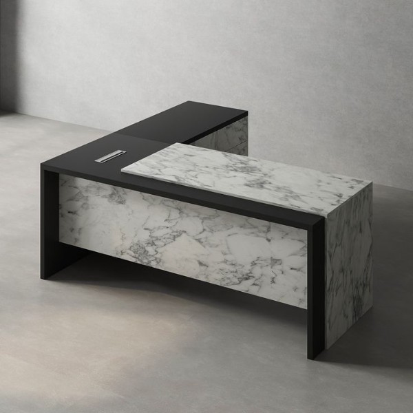 vệ sinh bàn giám đốc mặt đá